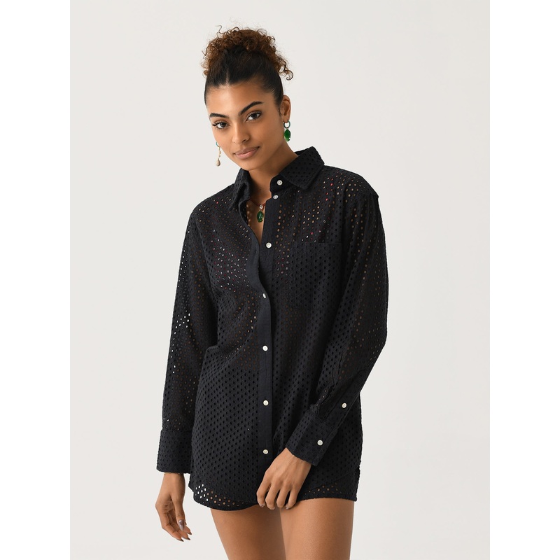 Solid + Striped Women’s Eyelet Bronte Button Down