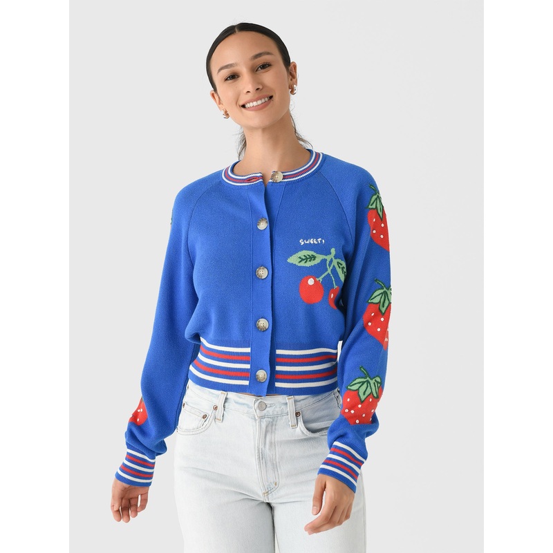 Mother Women’s The Crop Rib Cardigan