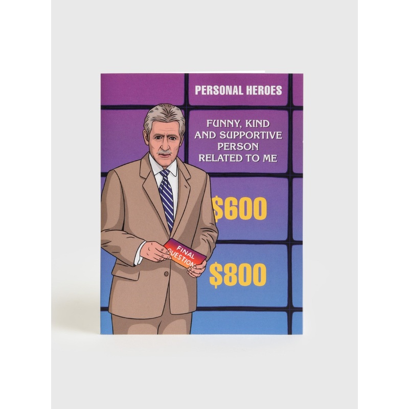 The Found Jeopardy Father’s Day Card