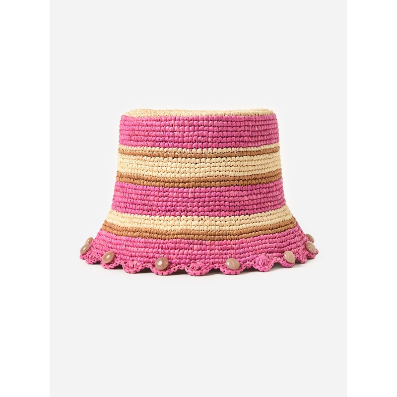 Destree Women’s Bob Raffia Stripes Hat