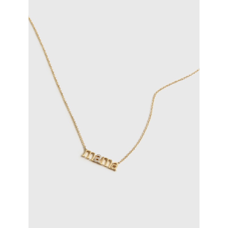 S. Bell Diamond Mama Necklace|O/S|GOLD
