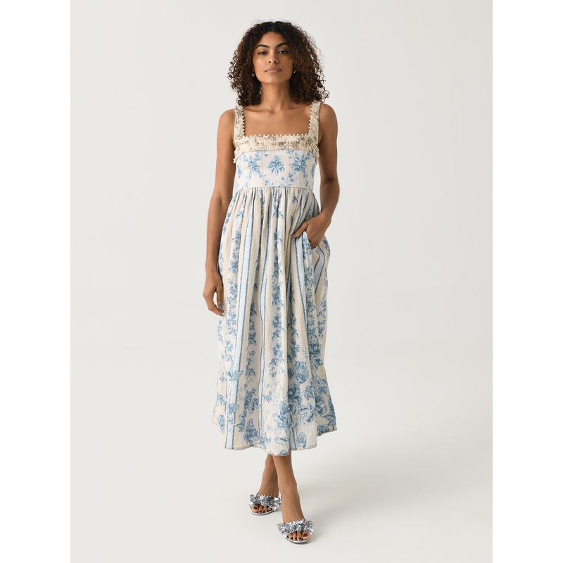 Agua By Agua Bendita Women’s Barbara Bougainvillea Midi Dress