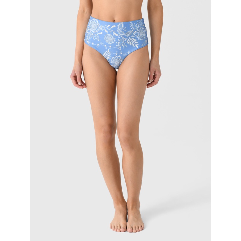 Agua By Agua Bendita Women’s Magenta Floritura Bikini Bottom