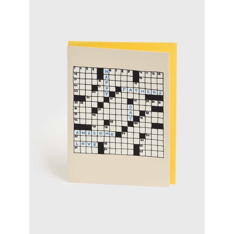 Alphabet Studios Dad Crossword Card