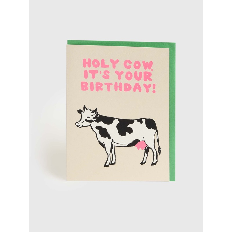Alphabet Studios Holy Cow Birthday Card