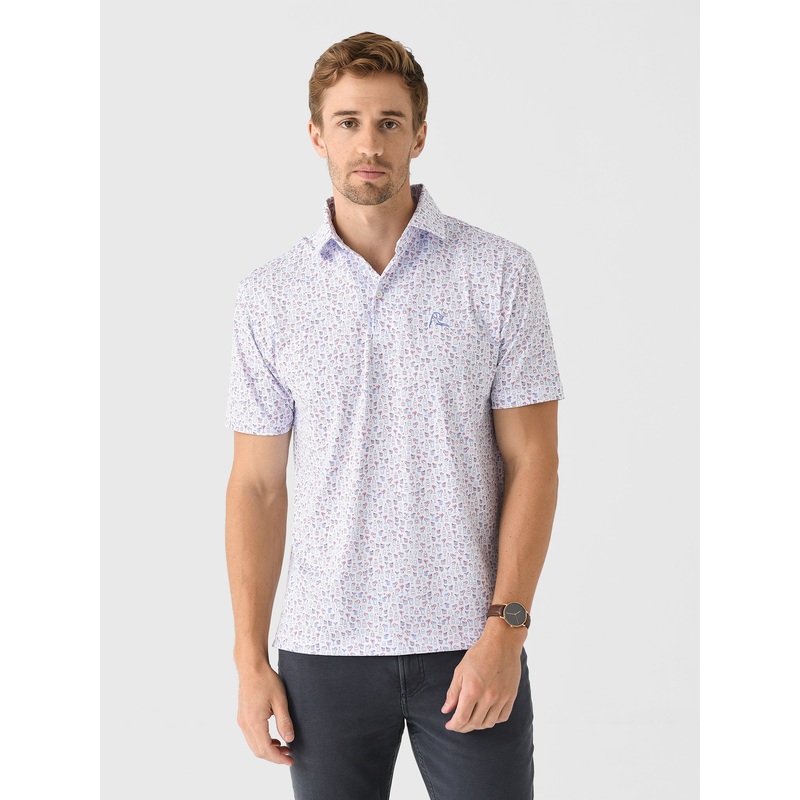 Rhoback Men’s The Cocktail Of Cocktails Performance Polo