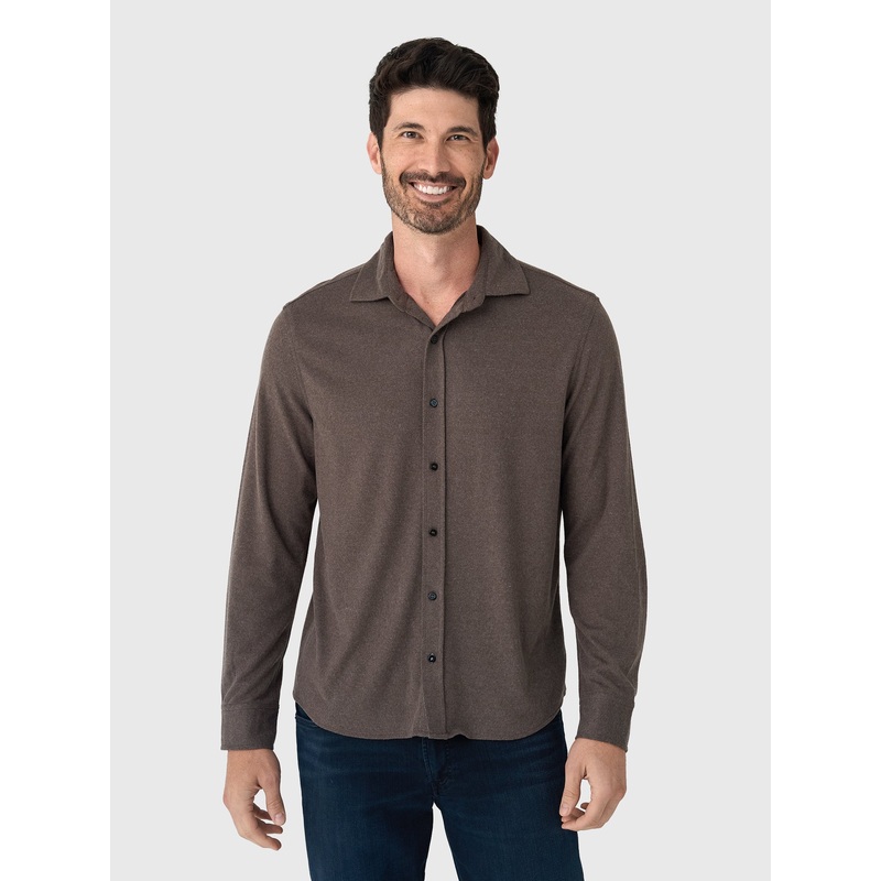 RYE51 Men’s The Claude Cashmere Tech Button-Down Shirt