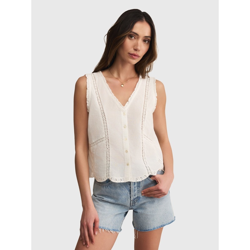 Z Supply Women’s Tomi Embroidered Tank