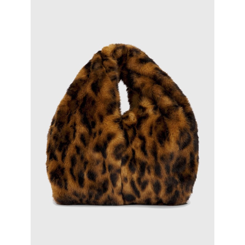 ALC Simone Faux Fur Bag|O/S|BROWN MULTI