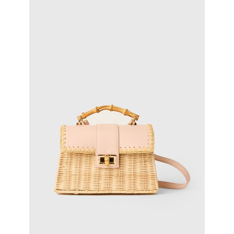 BTB Debon Handbag|O/S|PETAL/NATURAL