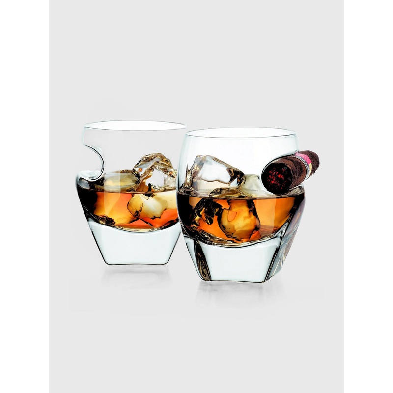 Godinger Arturo Cigar Double Old Fashion Set