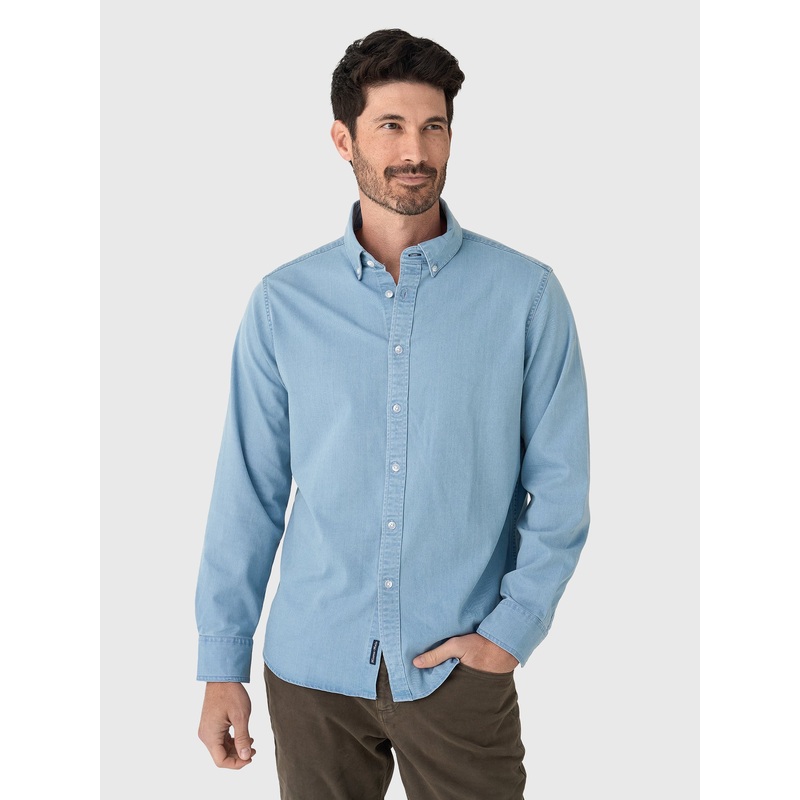 Mizzen+Main Men’s Trim Nash Chambray Shirt