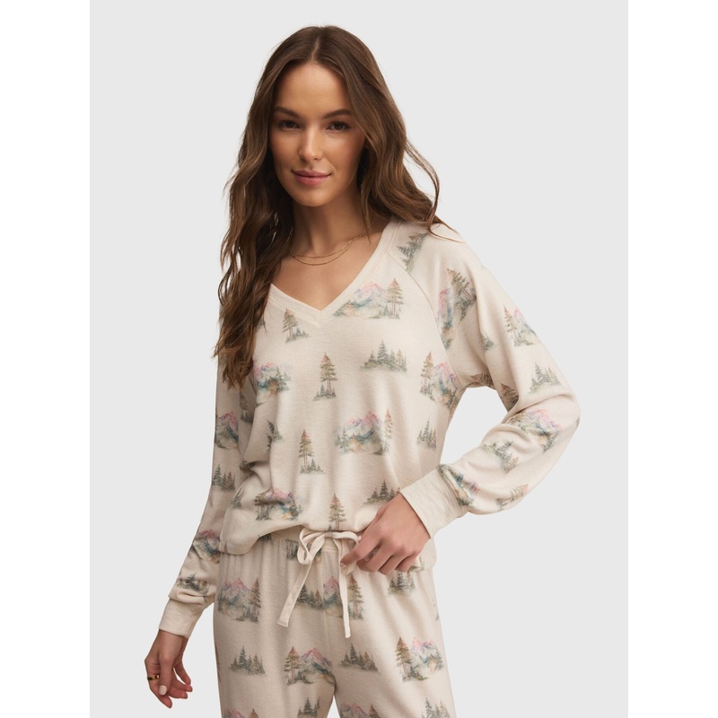 Z Supply Women’s Maggie Camp Long Sleeve Top