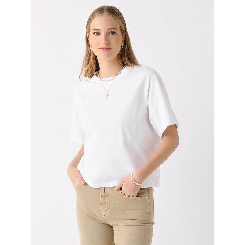 Agolde Women’s Sulma Tee|XS|S|M|L|WHITE