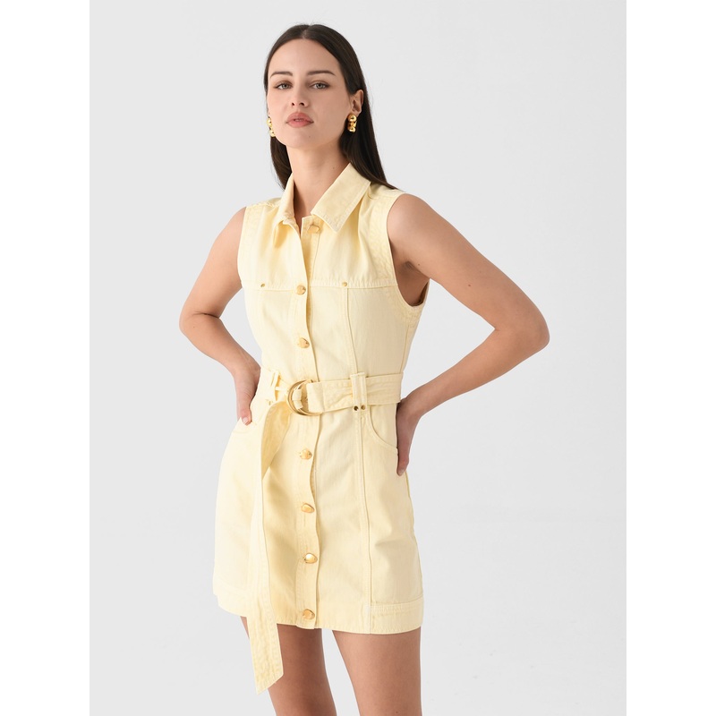 AJE Women’s Ray Denim Mini Dress