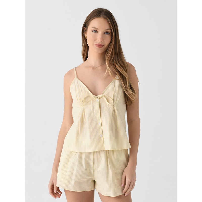 Deiji Studios Women’s Placket Short Set