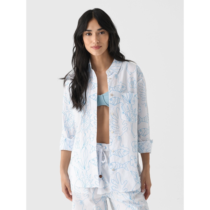 Lingua Franca Women’s Petra Button-Down Shirt