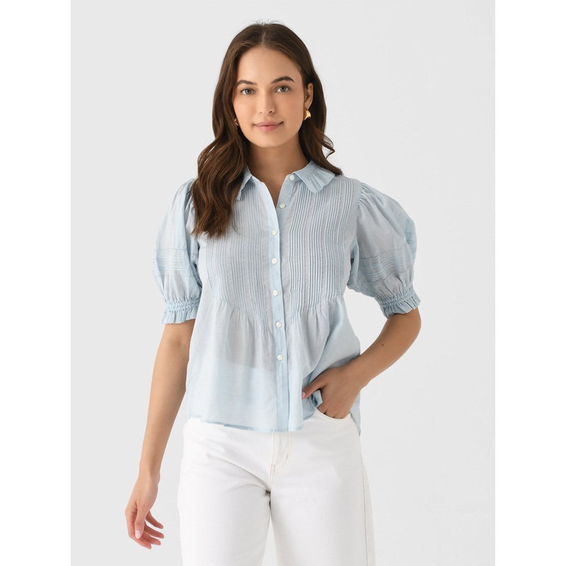 Trovata Women’s Jess Blouse|XS|S|M|L|CLOUD HOUNDSTOOTH