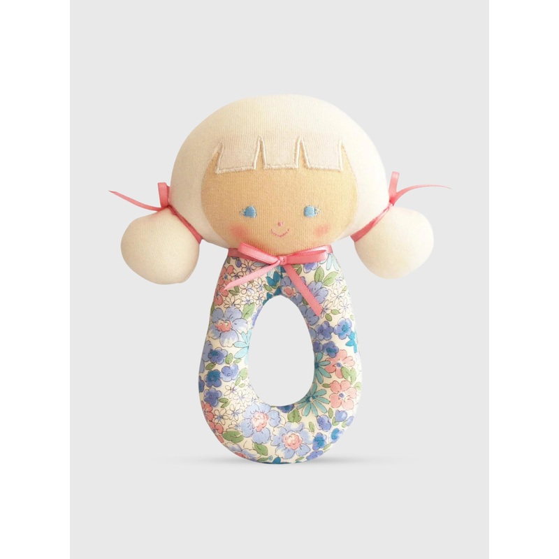Alimrose Audrey Grab Rattle|O/S|LIBERTY BLUE