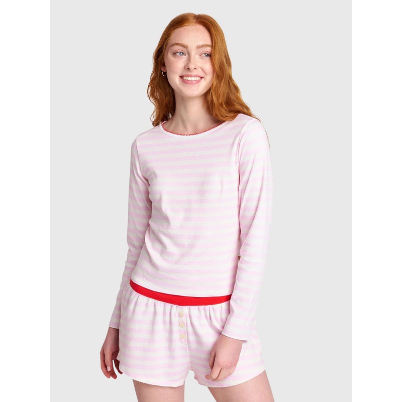 Cozyland Women’s Ellie Tee|XS|S|M|L|CANDY CANE