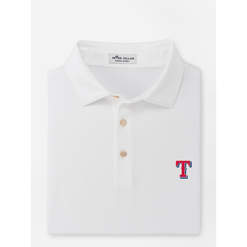 Peter Millar Major League Baseball Men’s Texas Rangers Solid Performance Polo