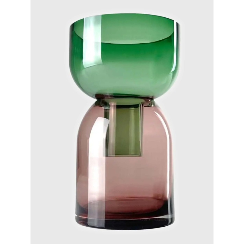 Cloudnola Medium Flip Vase|O/S|GREEN AND PINK