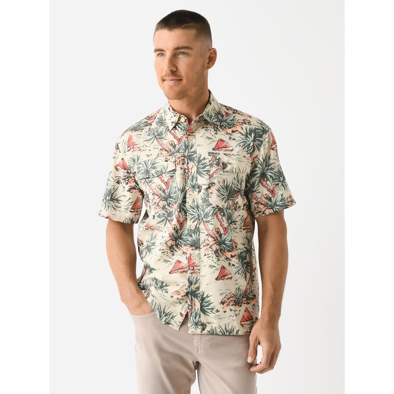 Faherty Brand Men’s Shorelite Short Sleeve Tech Shirt