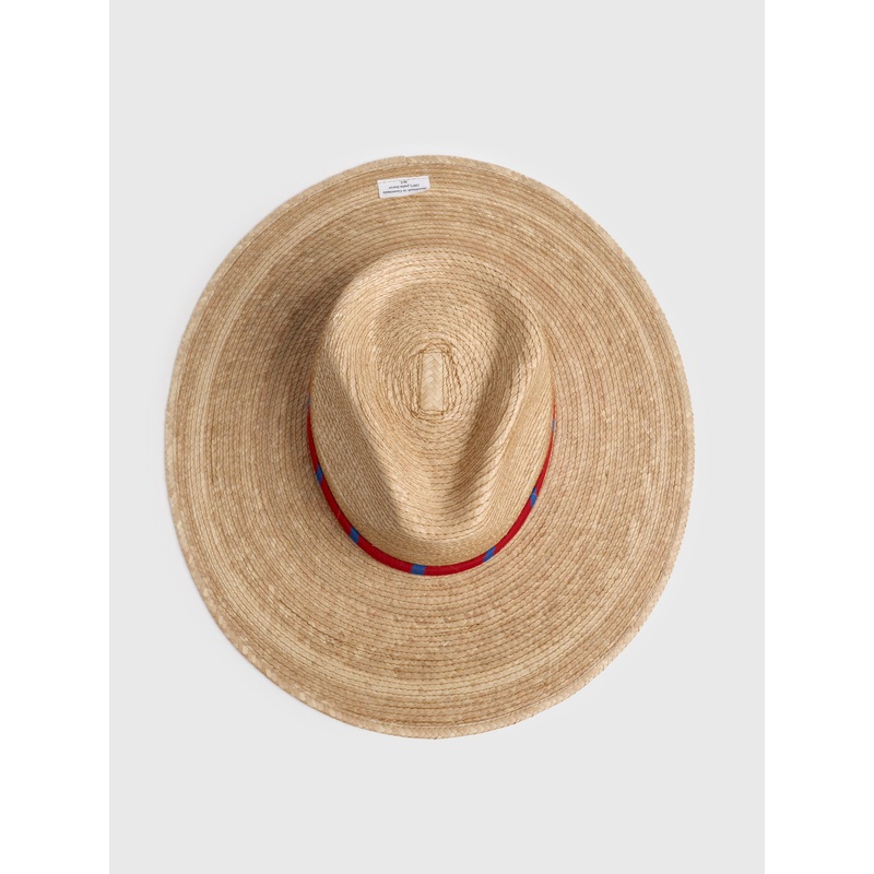 Sunshine Tienda Women’s Red + Blue Palm Hat