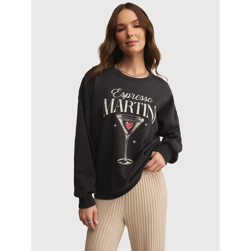 Z Supply Women’s Oversized Martini Sweatshirt
