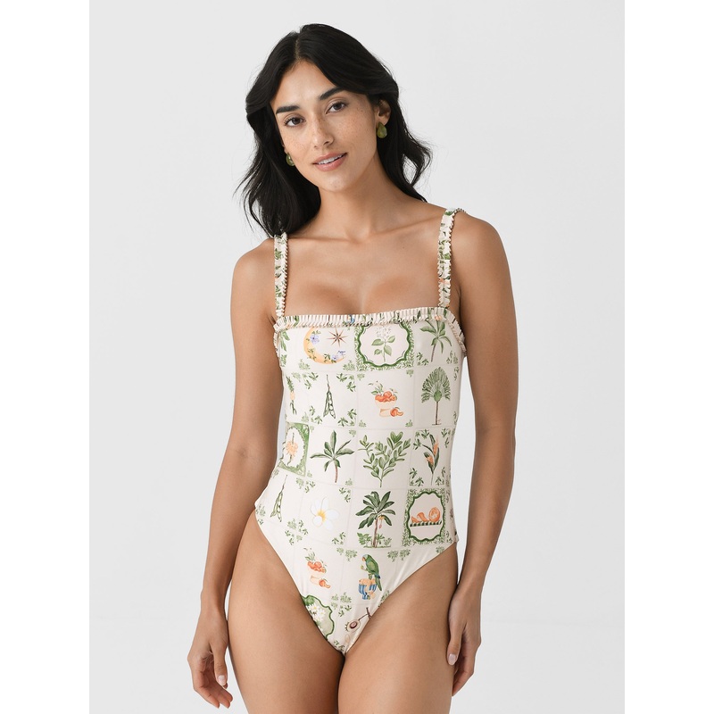 Agua By Agua Bendita Women’s Limn Wild One-Piece Swimsuit