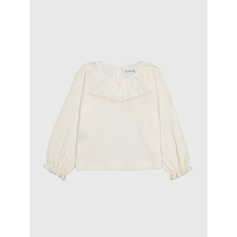 Mayoral Girls’ Long Sleeve Shirt