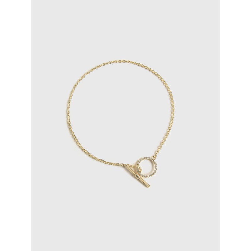 Stone And Strand Diamond Toggle Link Bracelet