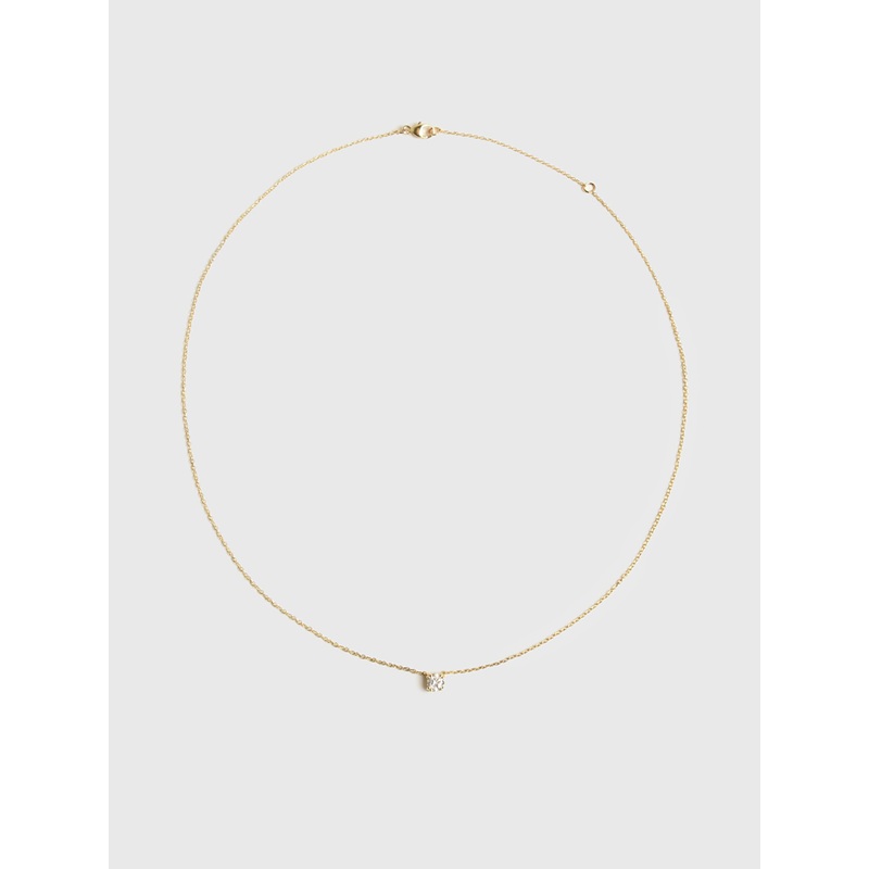 Stone And Strand The Essential Diamond Solitaire Necklace