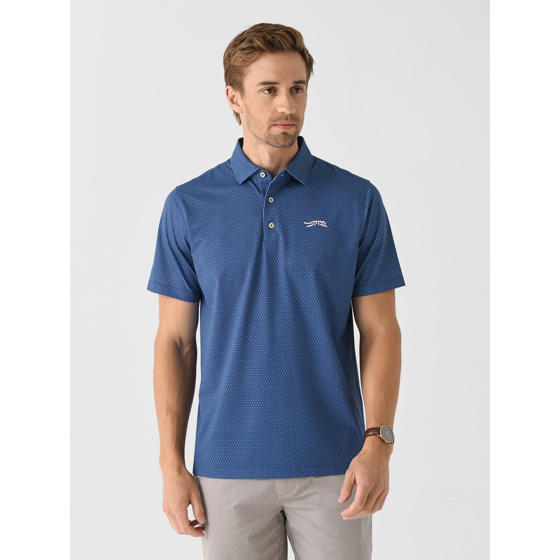 Sun Day Red Men’s Heritage Cypress Multi Print Polo