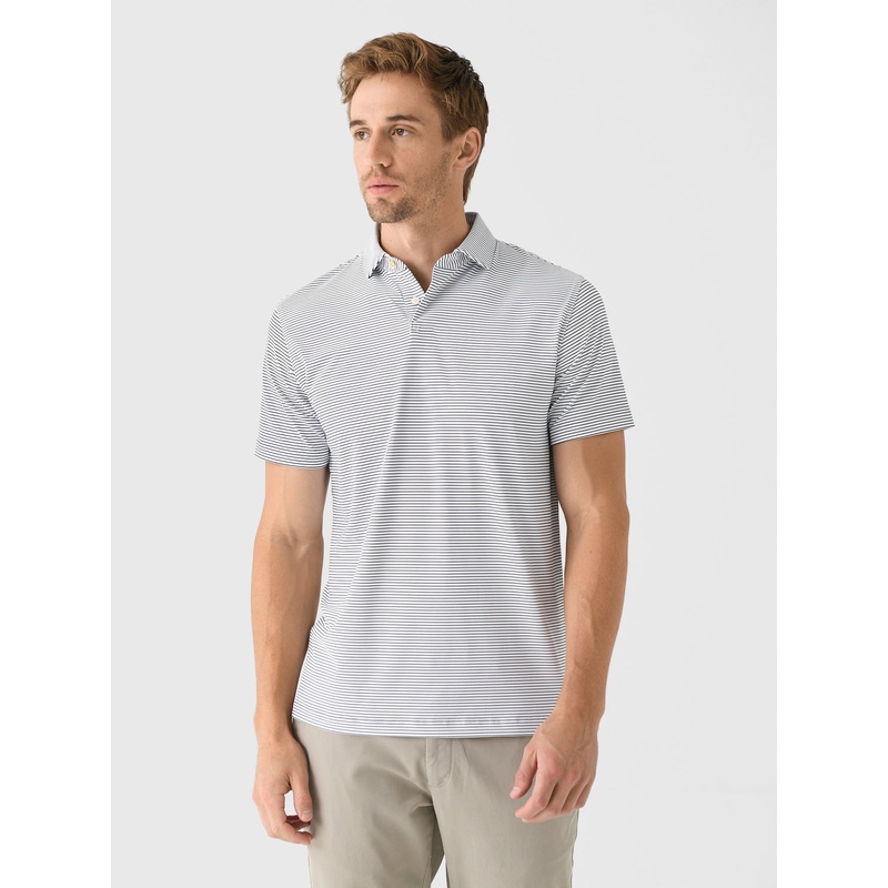 Sun Day Red Men’s Refined Cypress Stripe Polo