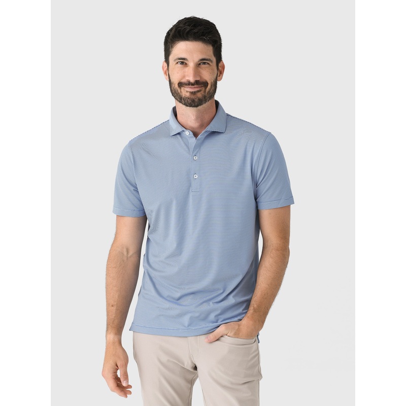 Johnnie-O Men’s Lyndon Stripe Performance Jersey Polo