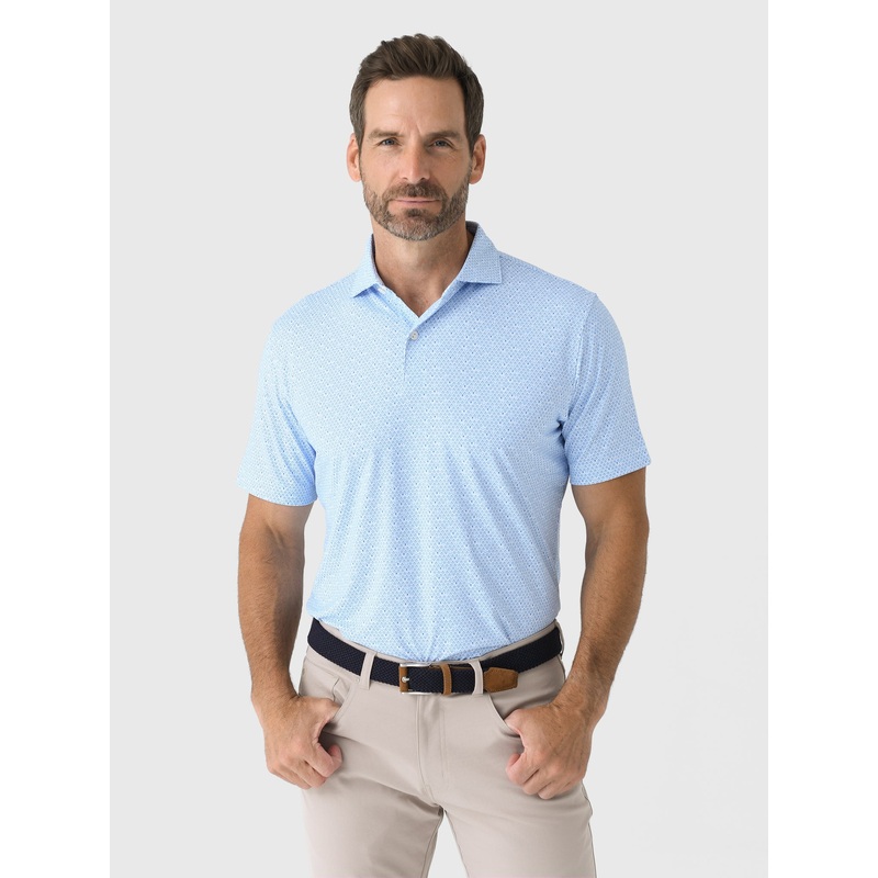 Peter Millar Crown Crafted Men’s Mariposa Performance Jersey Polo