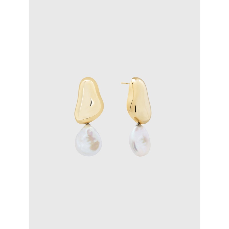 Shashi Carter Pearl Drop Earrings