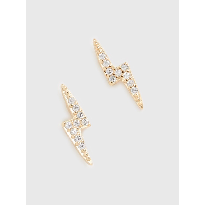 Shashi Electric Stud Earrings|O/S|GOLD