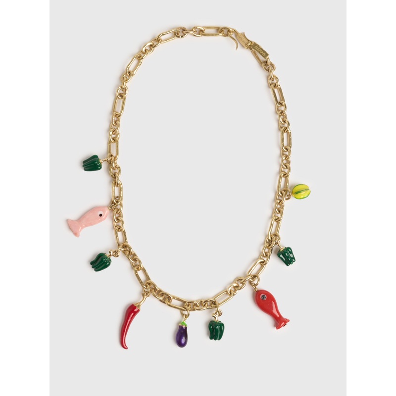Alemais Tesori Fish Bead Necklace