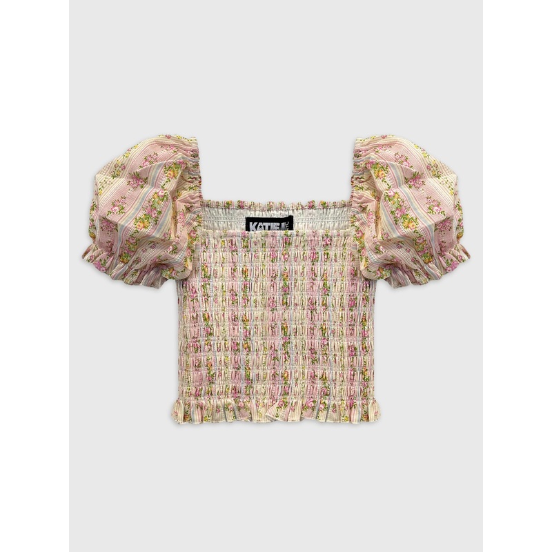 Katie J NYC Girls’ Marlee Puff Sleeve Top
