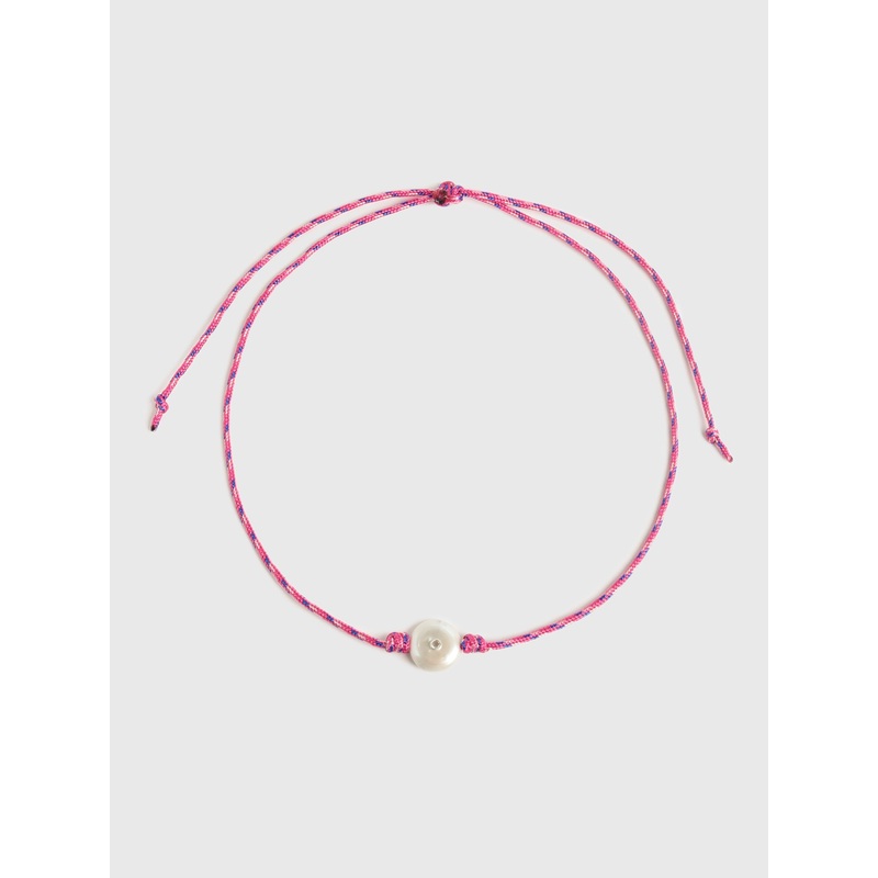 Maison Irem Paracord Pearl Necklace