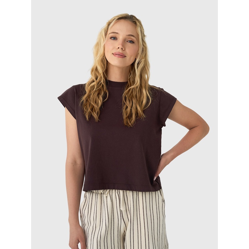 Agolde Women’s Bryce Cap Sleeve Tee