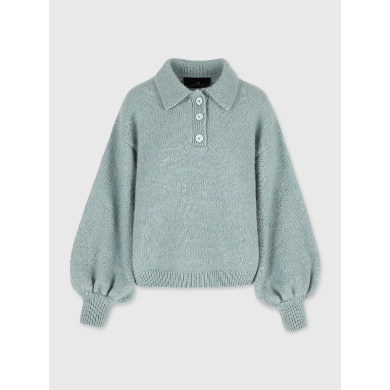 Mr. Mittens Women’s Giselle Balloon Polo Sweater