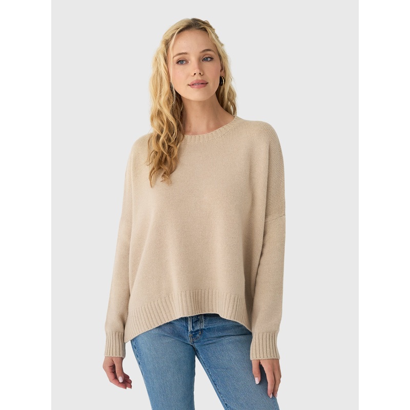 Organic John Patrick Women’s Cashmere Wide Pullover
