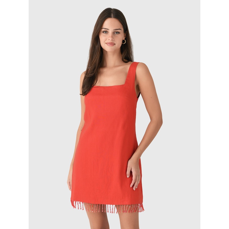 Third Form Women’s Flame Linen Mini Dress