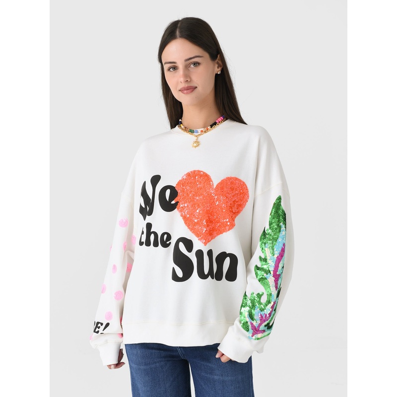 Essentiel Antwerp Women’s Ihexperience Embroidered Sweatshirt