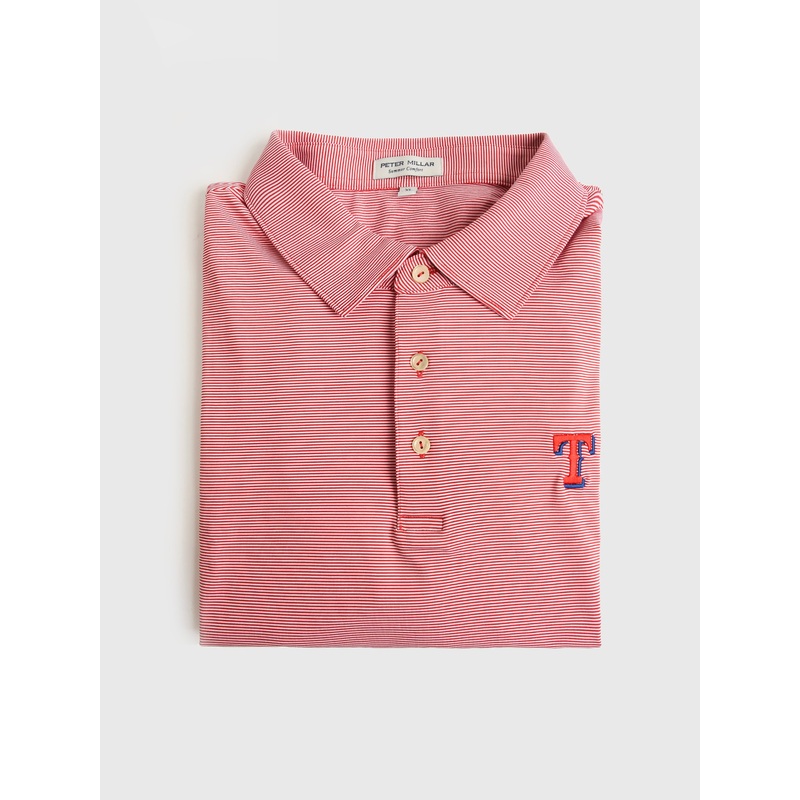 Peter Millar Major League Baseball Men’s Texas Rangers Jubilee Stripe Performance Polo