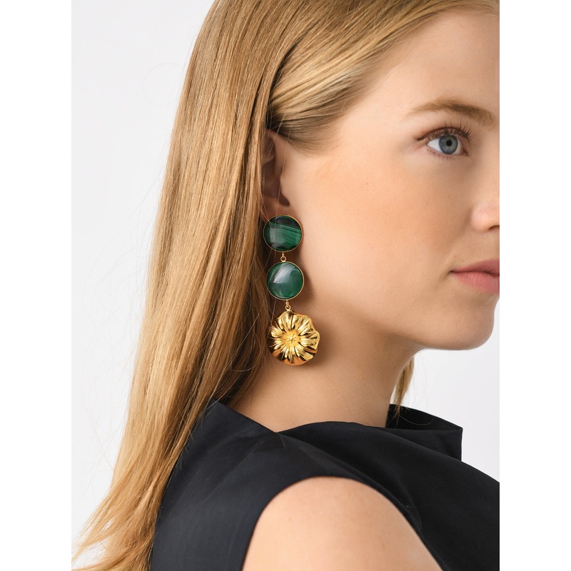 Destree Sonia Daisy Double Stone Earrings