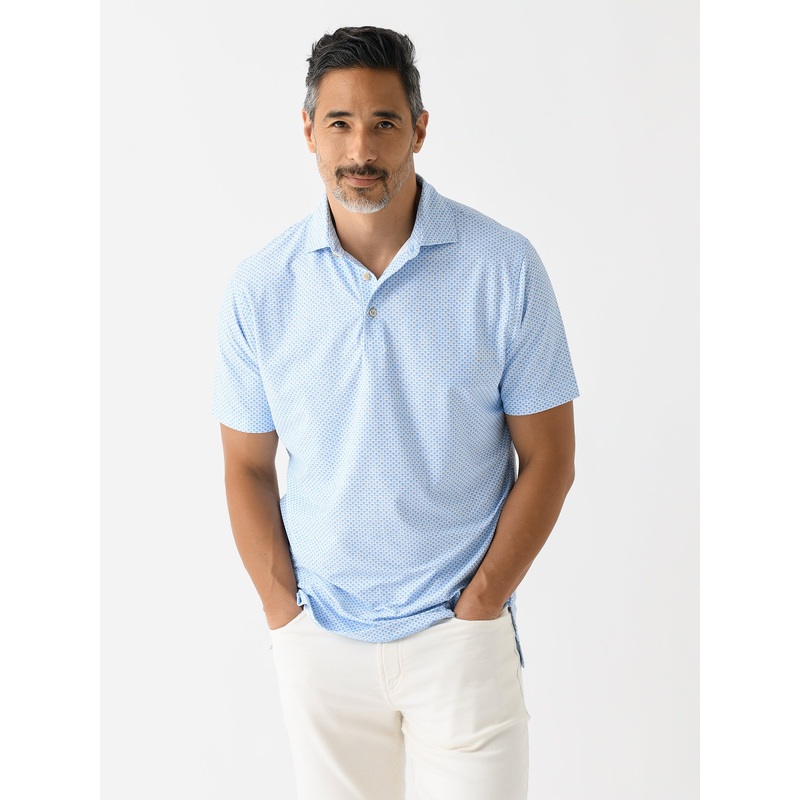 Peter Millar Crown Sport Men’s Grill And Chill Performance Mesh Polo